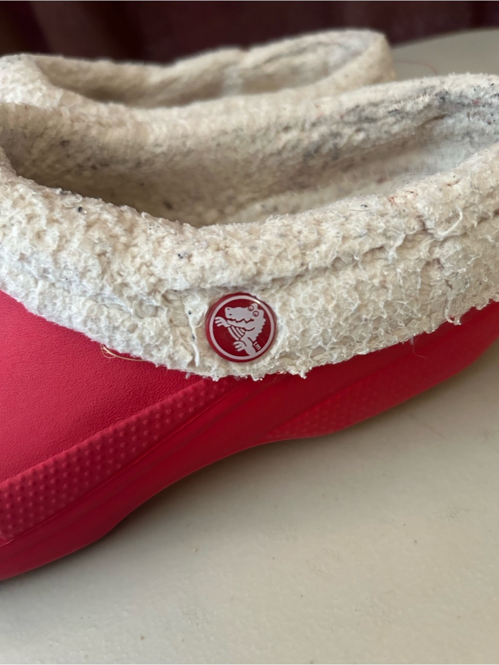 Crocs Red Shoes - Size M 7, W 9 - Picture 2 of 9